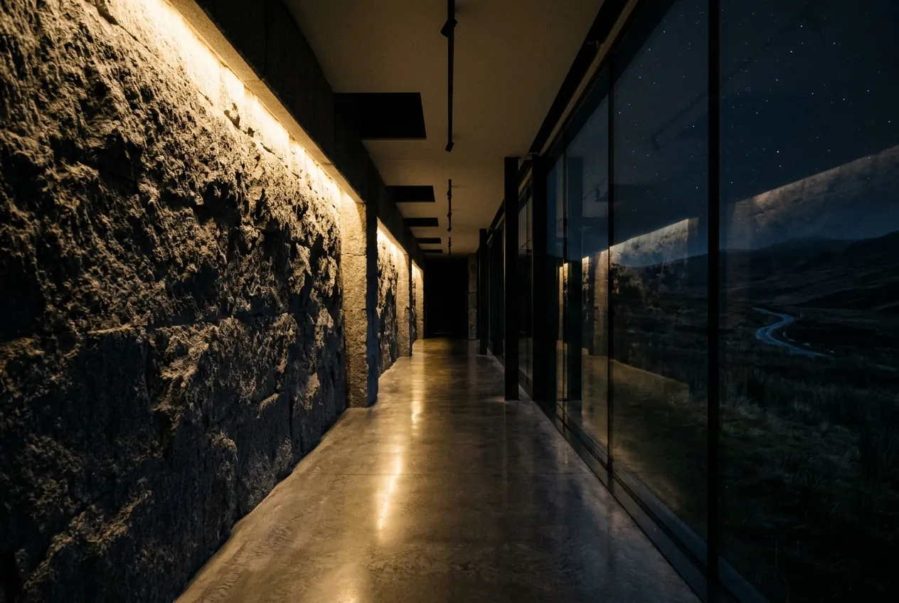 Interior of Moorgate House, Dartmoor, Devon